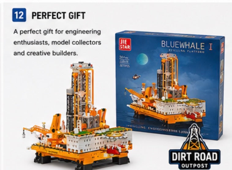Offshore Oil Drilling Platform Building Set – 3,271 Piec