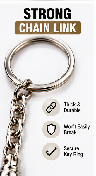 Mini Drill Bit Keychain