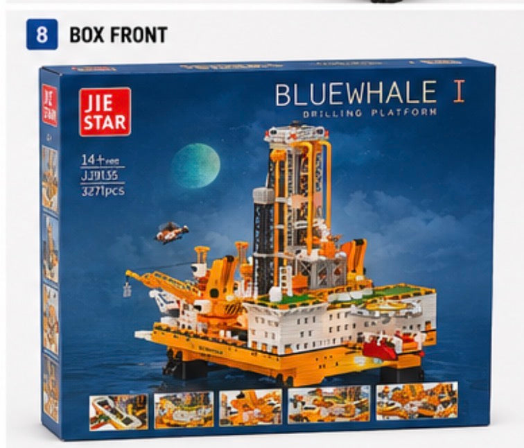 Offshore Oil Drilling Platform Building Set – 3,271 Piec