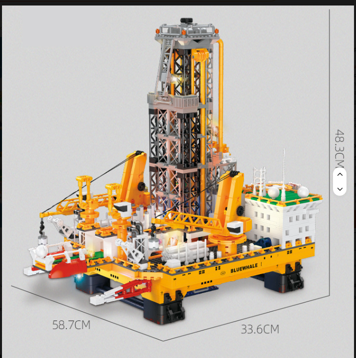 Offshore Oil Semi Submersible Drilling Platform