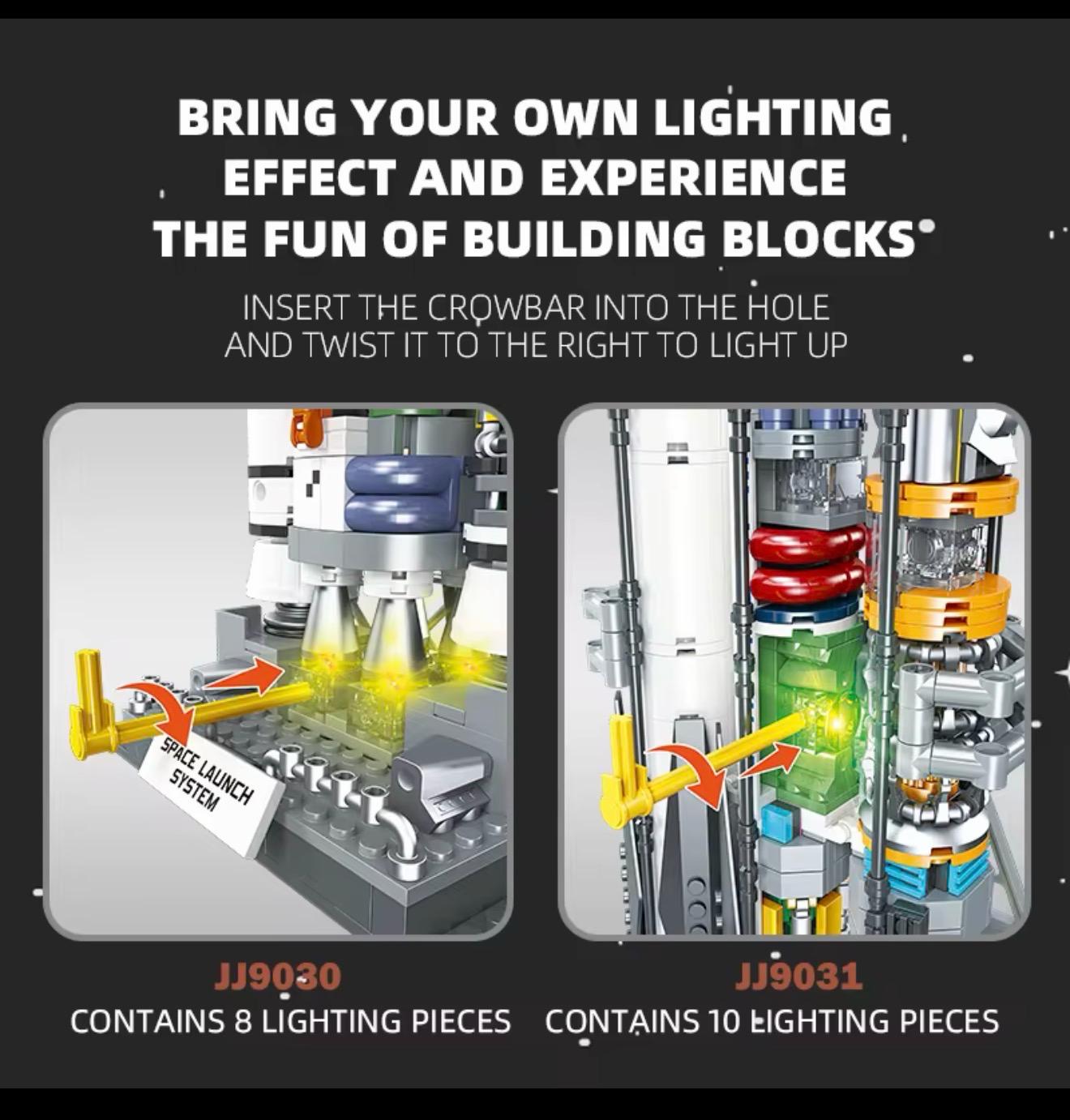 Rocket Launch Construction Building Block Sets Educational Toys Space Shuttle Adventure Building Sets