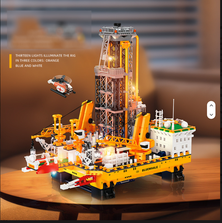 Offshore Oil Semi Submersible Drilling Platform