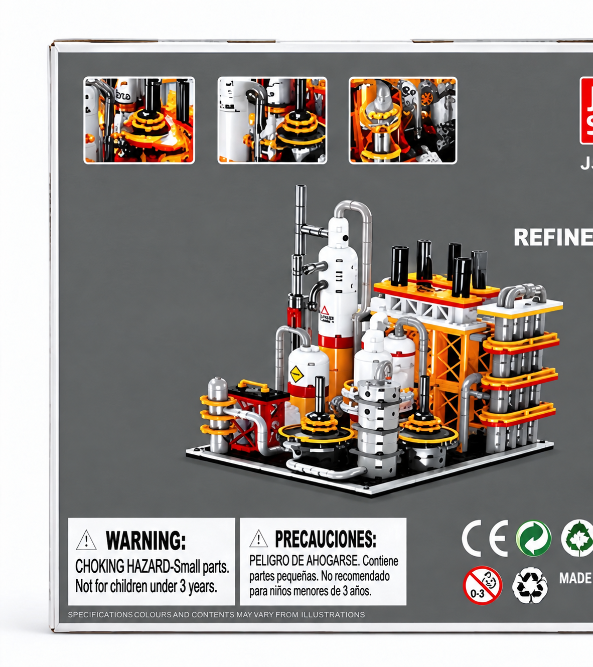 Oil Refinery & Pipeline Building Set