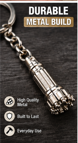 Mini Drill Bit Keychain