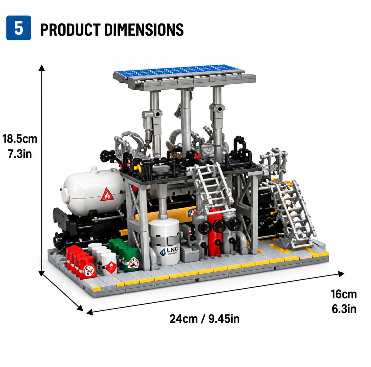 Natural Gas Storage Center Building Set