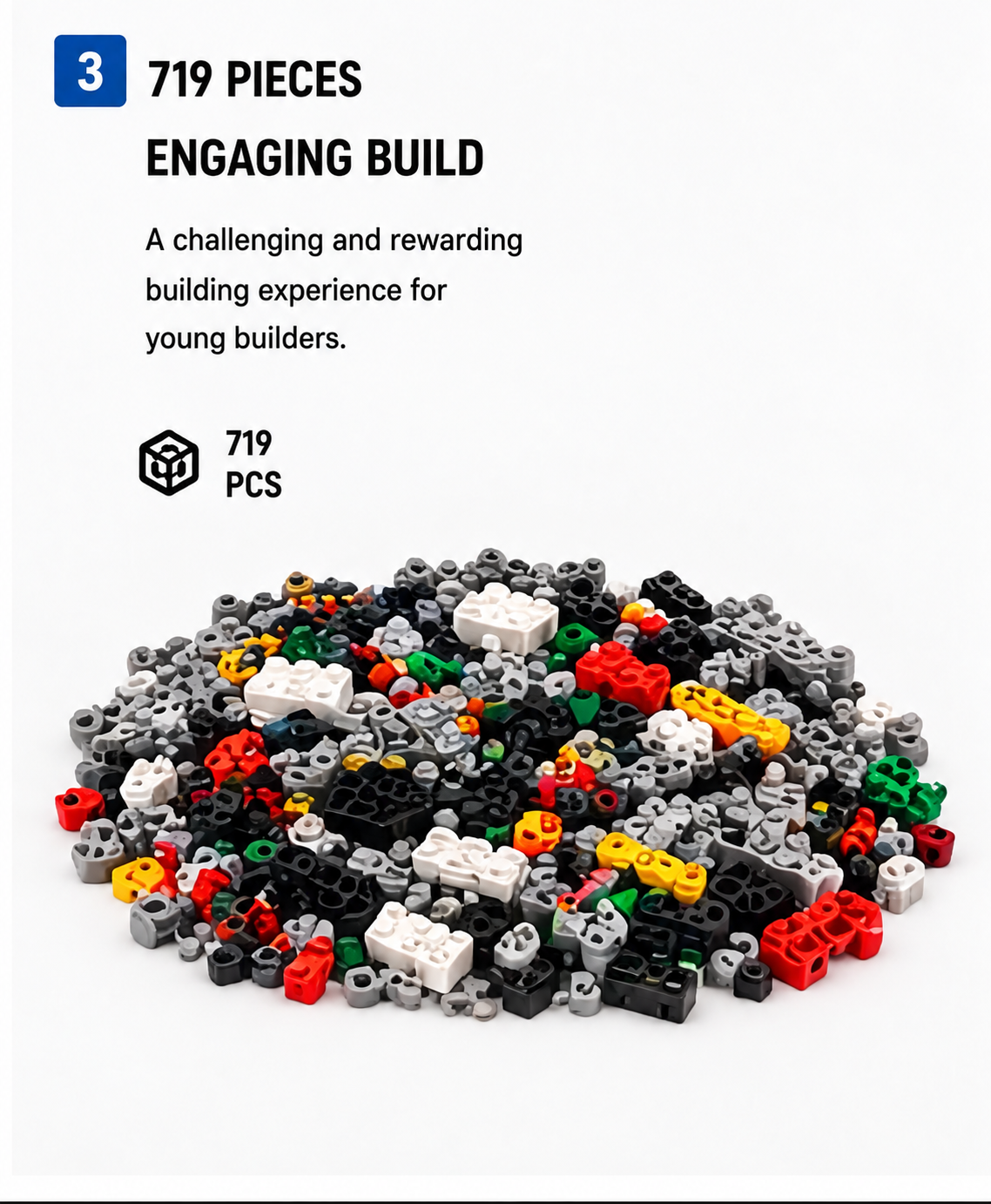 Chemical Plant Loading Station Building Set – 719 Pieces.