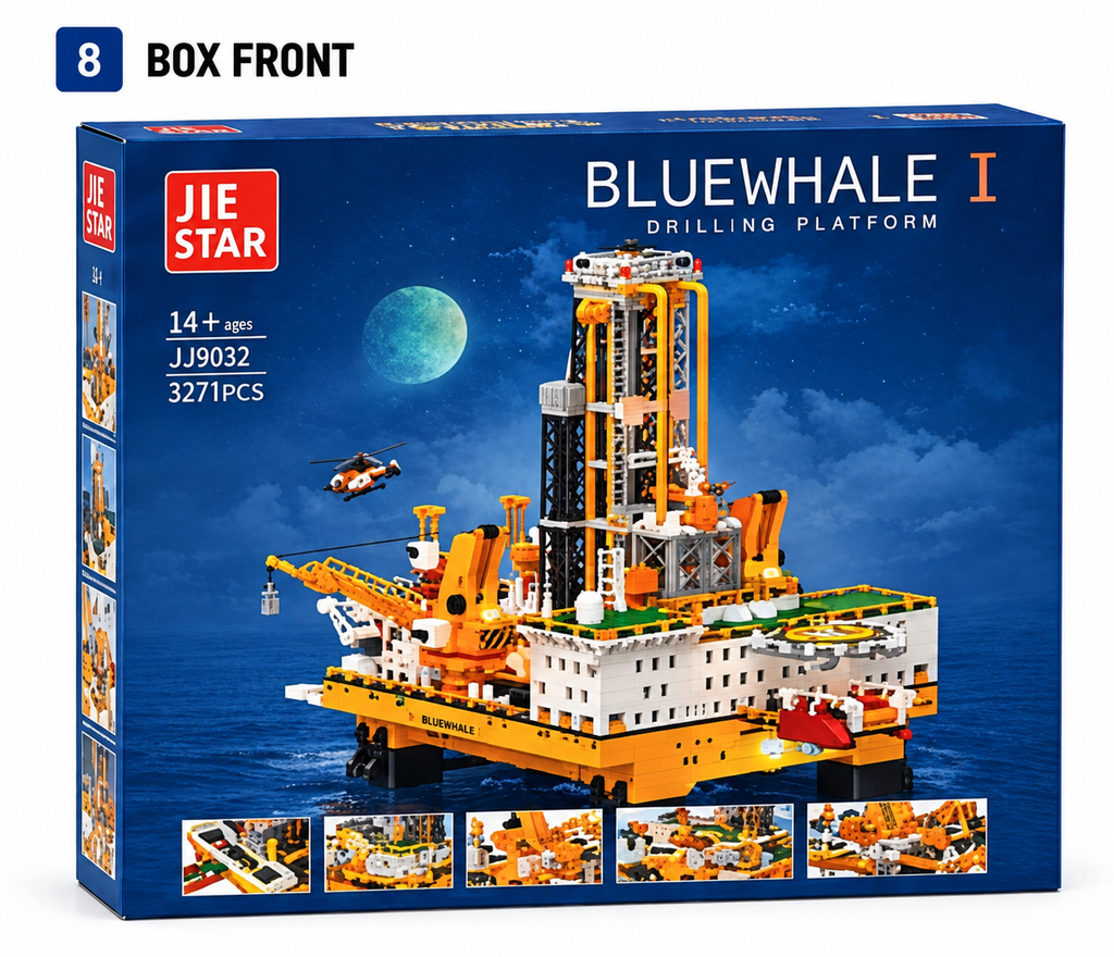 Offshore Oil Drilling Platform Building Set – 3,271     PIECES