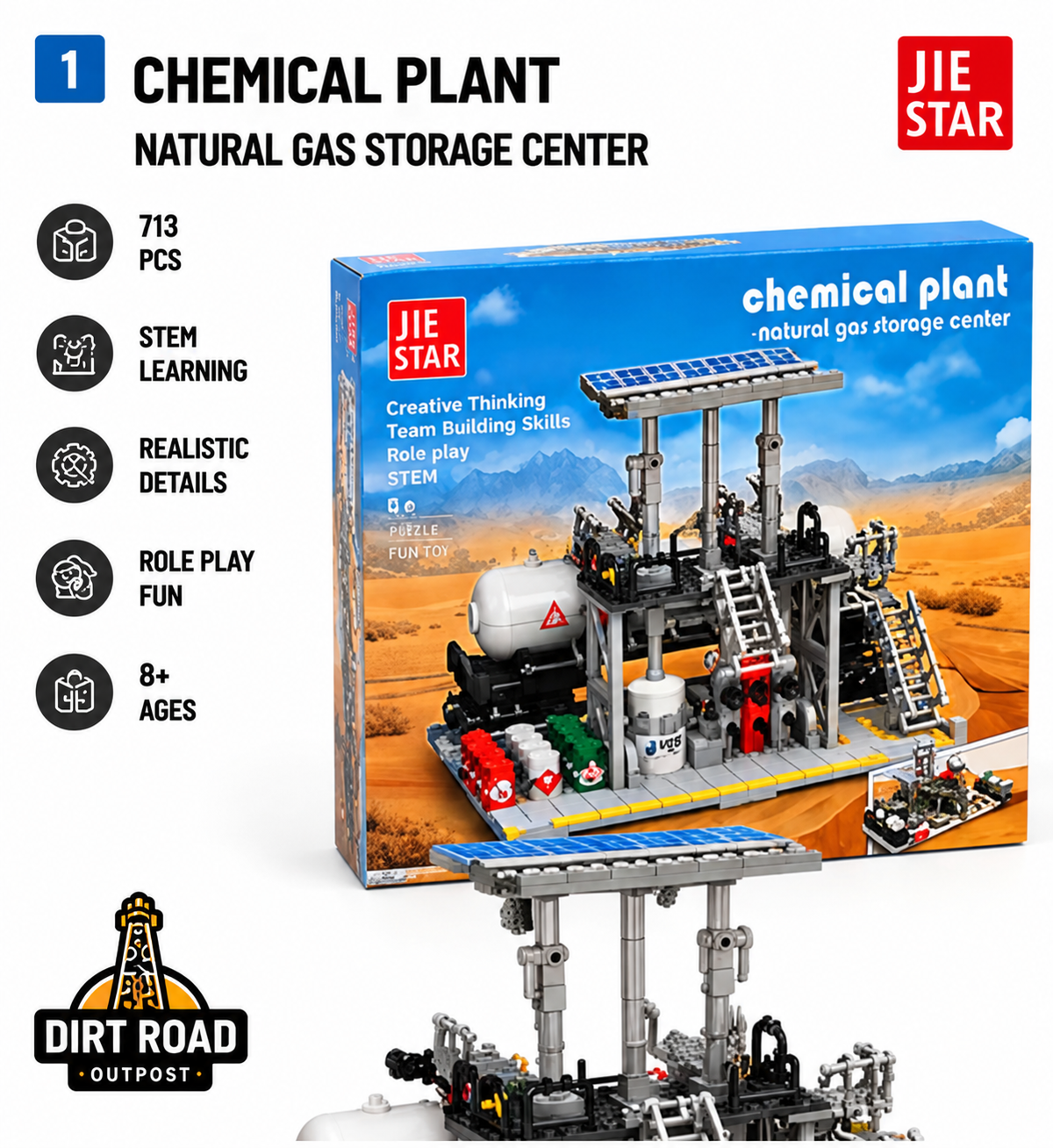 Natural Gas Storage Center Building Set