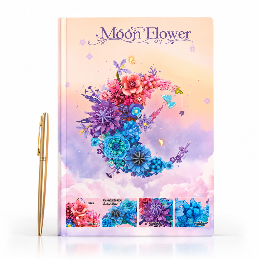 Moon Flower Blocks Flower Bundle
