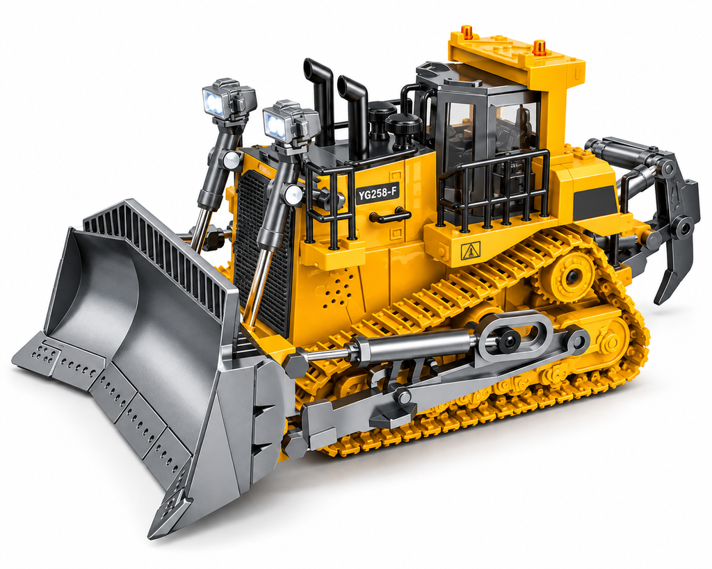 RC Bulldozer – 11-Channel Remote Control Construction Vehicle (1:20 Scale)