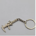 Mini Metal Sliding Vernier Measuring Tool Callipers Ruler Keychain