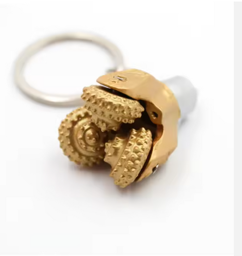 Drill Bit Rotating Gear Oilfield Keychain
