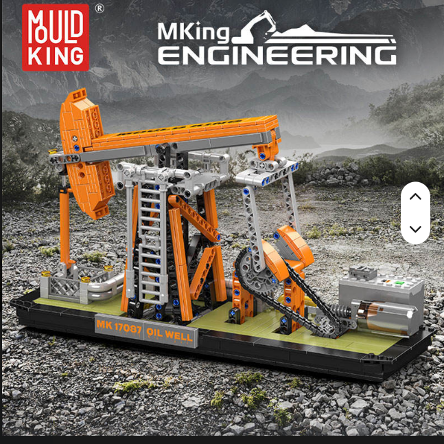 Mould King 17087 840PCS Engineering Serie Oil Well