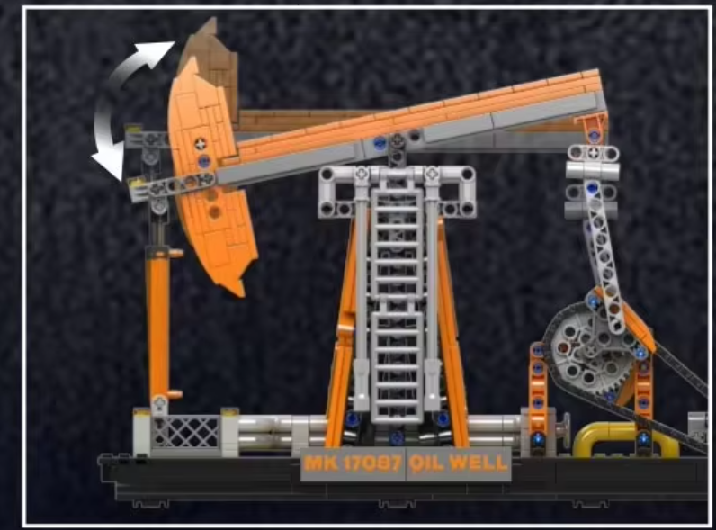 Mould King 17087 840PCS Engineering Serie Oil Well