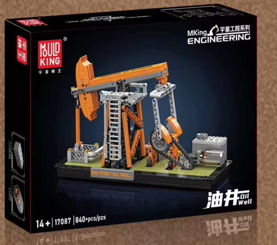 Mould King 17087 840PCS Engineering Serie Oil Well