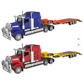 Flatbed Trailer Static Model Car for Boys Girls Collection Gifts