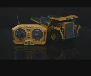 RC Dump Truck Toy for Boys, Remote Control Play Truck Construction Vehicle