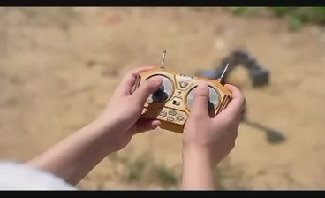 RC Bulldozer Toy for Kids 11-Channel Remote Control