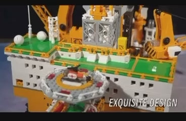 Offshore Oil Semi Submersible Drilling Platform