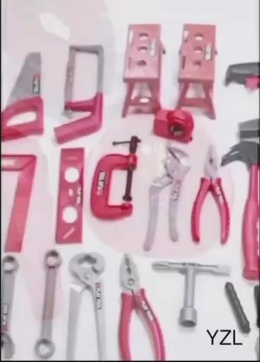 Plastic Electronic Mechanic Tool Box Set for Garden Drill and Screw